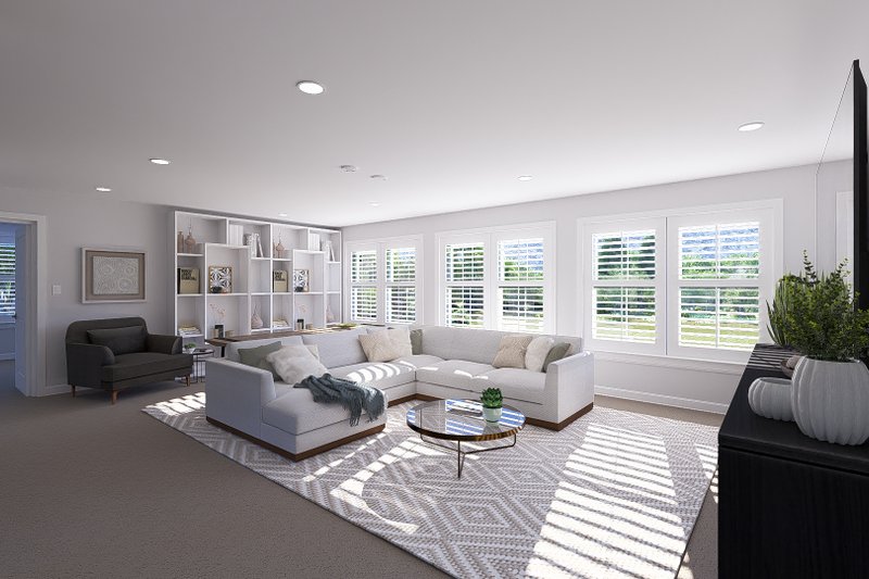 House Design - Interior - Family Room for Farmhouse House Plan #1060-307 - 2 bed, 1 bath