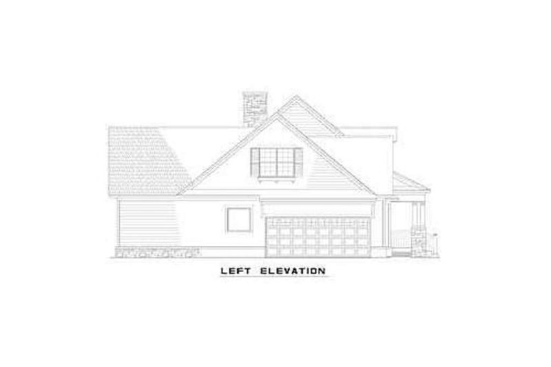 Architectural House Design - Exterior - Other Elevation for Southern House Plan #17-2149 - 4 bed, 3 bath