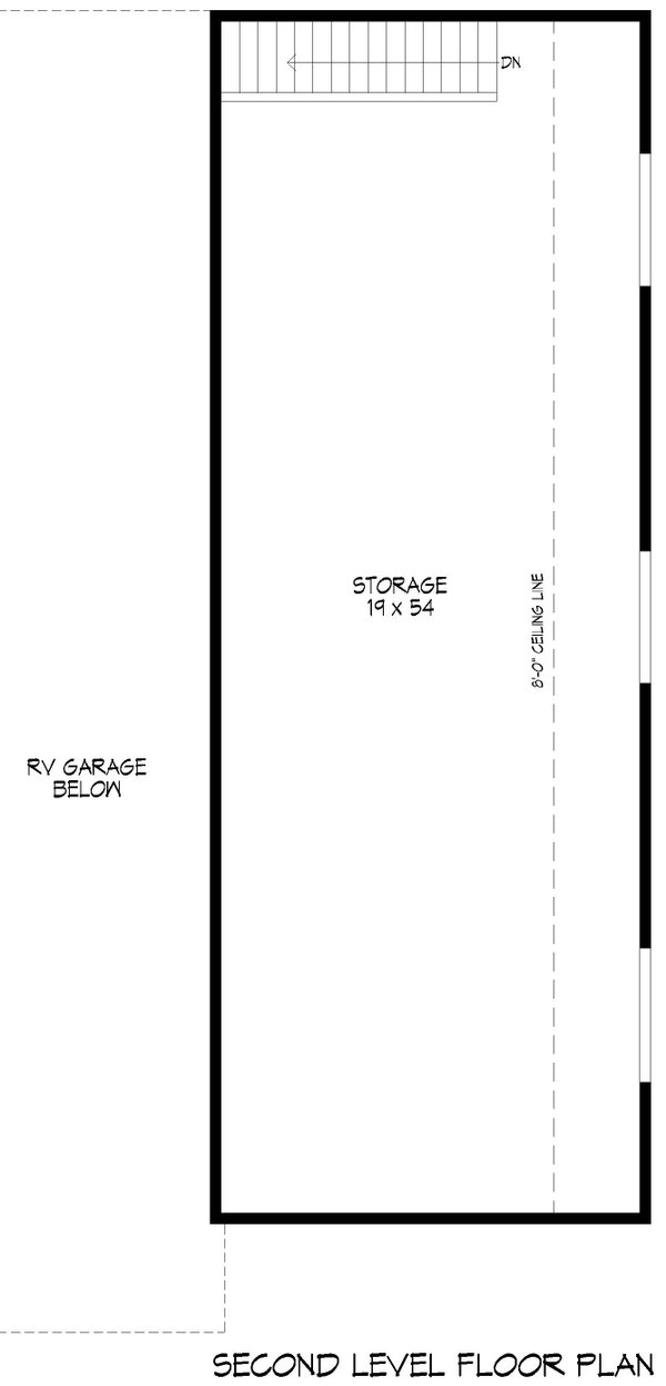 Farmhouse Floor Plan - Upper Floor Plan #932-1050