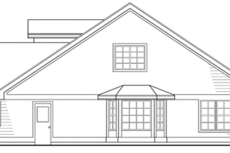 Home Plan - Exterior - Other Elevation 1 for Traditional House Plan #124-403 - 3 bed, 2.5 bath