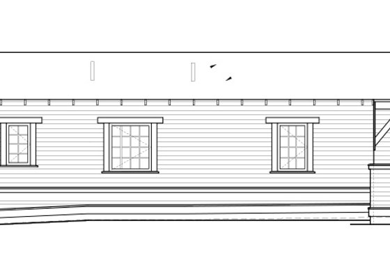 Exterior - Other Elevation 1 for Craftsman House Plan #895-94 - 2 bed, 2 bath