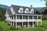 Traditional Style House Plan - 3 Beds 3.5 Baths 2718 Sq/Ft Plan #932-454 