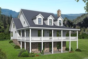 Traditional Exterior - Front Elevation Plan #932-454