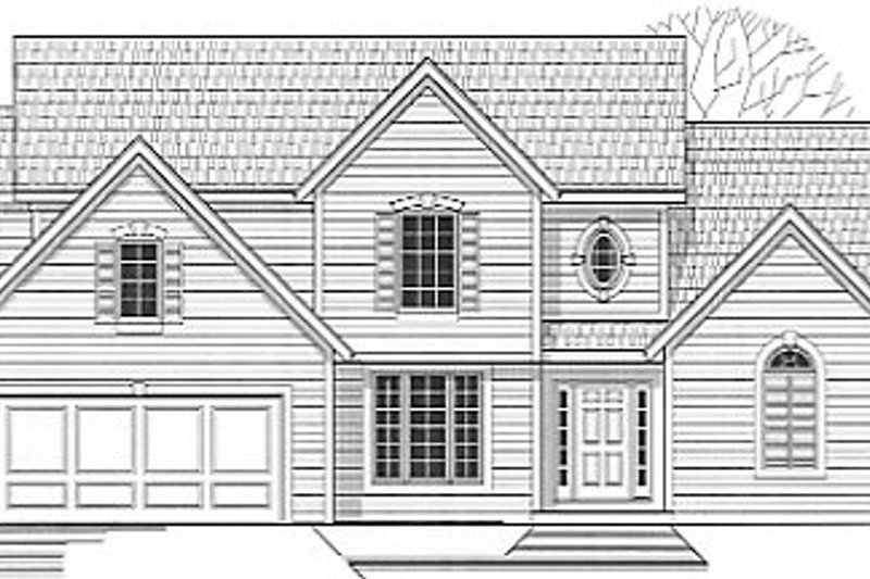 Traditional Style House Plan - 4 Beds 2.5 Baths 2380 Sq/Ft Plan #67-399