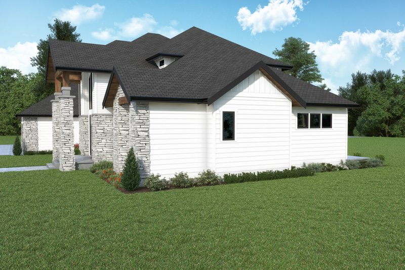 Dream House Plan - Exterior - Front Elevation 3 for Traditional House Plan #1070-181 - 5 bed, 4.5 bath