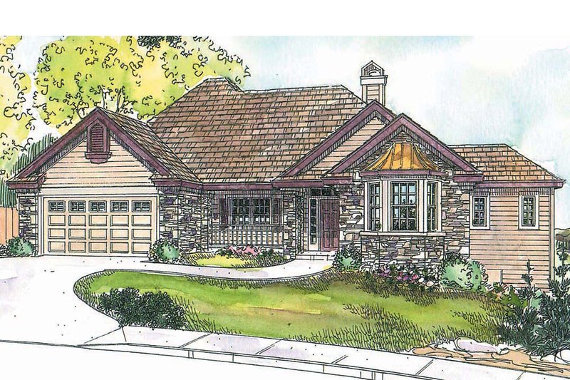 Home Plan - Exterior - Other Elevation for Traditional House Plan #124-671 - 3 bed, 2.5 bath