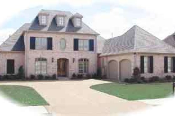 Exterior - Front Elevation for European House Plan #81-604 - 3 bed, 4 bath