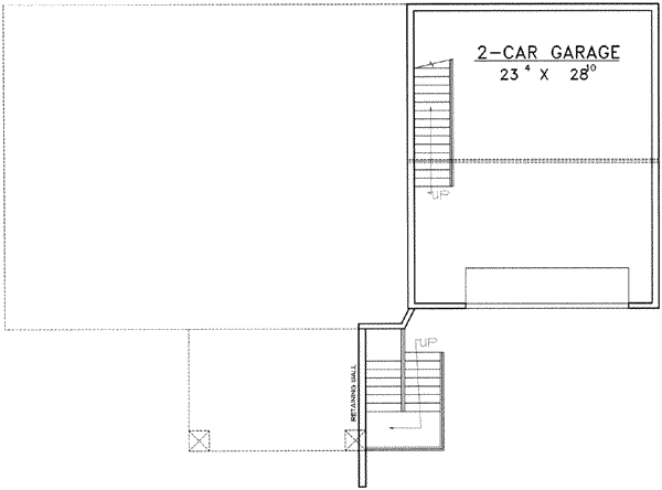 Dream House Plan - Traditional Floor Plan - Lower Floor Plan #117-382