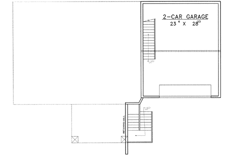 Dream House Plan - Floor Plan - Lower Floor for Traditional House Plan #117-382 - 3 bed, 3 bath