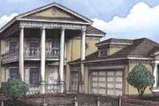 Classical Style House Plan - 5 Beds 4.5 Baths 4111 Sq/Ft Plan #115-184 