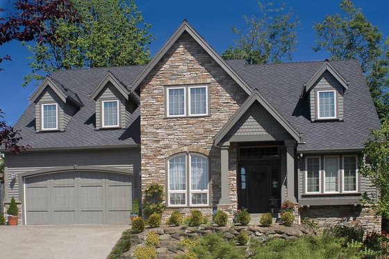 Exterior - Front Elevation 9 for Craftsman House Plan #48-107 - 4 bed, 2.5 bath