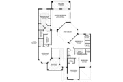 Mediterranean Style House Plan - 6 Beds 5.5 Baths 4699 Sq/Ft Plan #420-156 