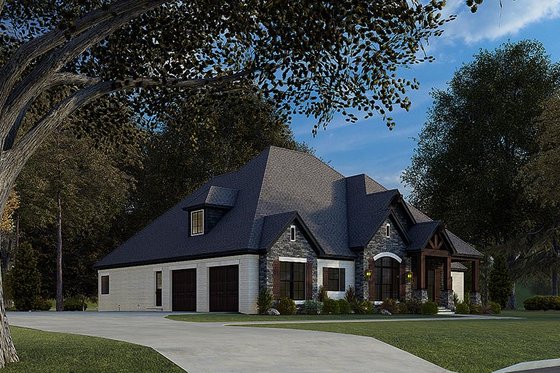 Exterior - Other Elevation for Craftsman House Plan #923-172 - 4 bed, 3.5 bath