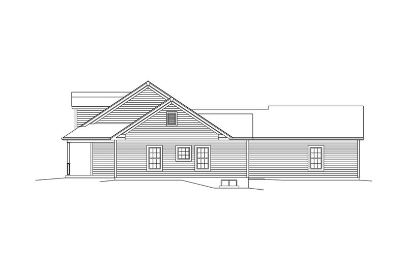 Home Plan - Exterior - Other Elevation 1 for Country House Plan #57-650 - 2 bed, 2.5 bath