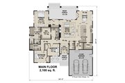 Farmhouse Style House Plan - 3 Beds 2.5 Baths 2100 Sq/Ft Plan #51-1237 