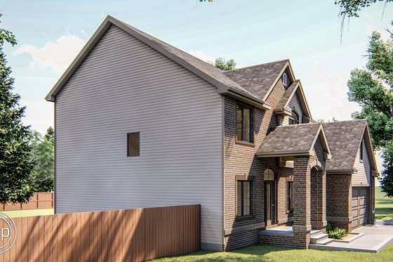 Exterior - Other Elevation for Traditional House Plan #455-175 - 4 bed, 3.5 bath