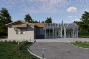 Ranch Style House Plan - 3 Beds 1 Baths 988 Sq/Ft Plan #1106-108 Exterior 