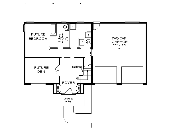 House Blueprint - European Floor Plan - Main Floor Plan #18-218