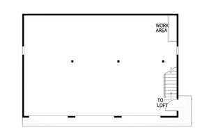 Floor Plan - Main Floor for Traditional House Plan #57-715, 0 bath