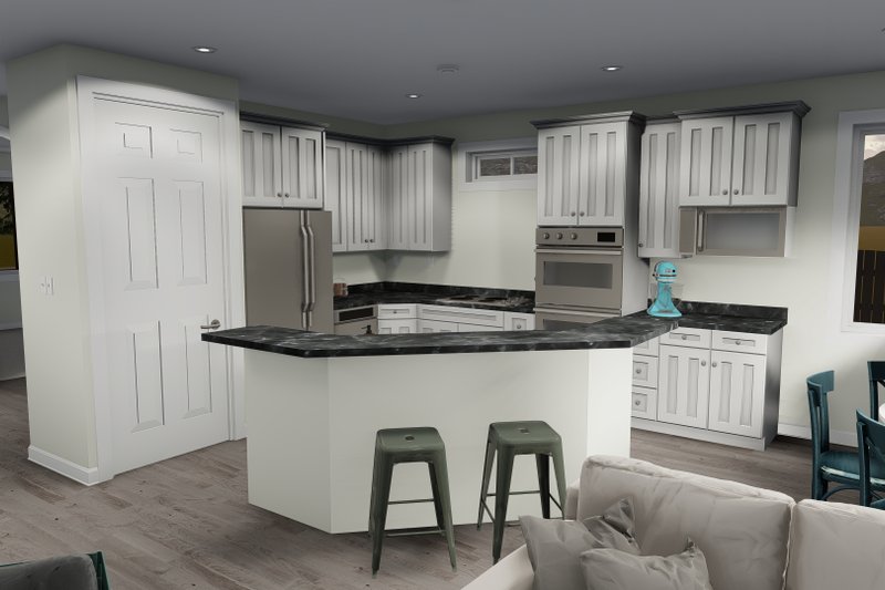 House Plan Design - Interior - Kitchen for Ranch House Plan #1060-5 - 5 bed, 3 bath