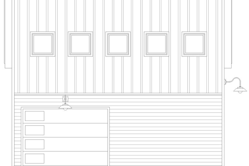 Home Plan - Exterior - Other Elevation for Contemporary House Plan #932-1010, 0 bath
