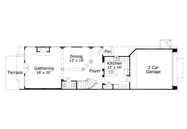 European Floor Plan - Main Floor Plan #411-693