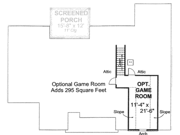 Home Plan - Traditional Floor Plan - Other Floor Plan #20-1874