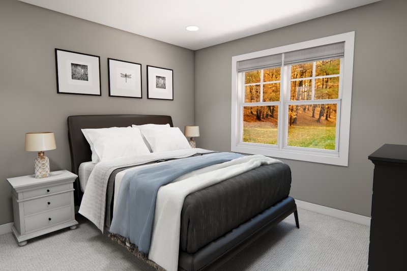 House Design - Interior - Bedroom for Bungalow House Plan #51-1370 - 3 bed, 2.5 bath