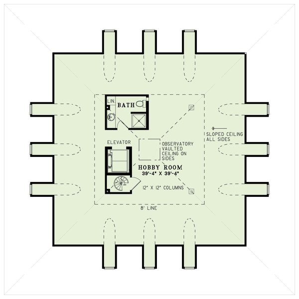 Dream House Plan - Southern Floor Plan - Other Floor Plan #17-2718