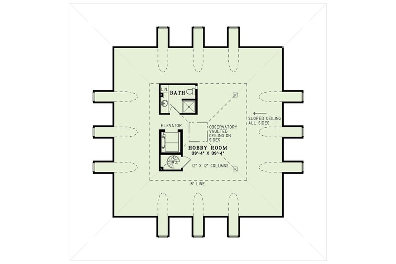 Home Plan - Floor Plan - Other Floor for Southern House Plan #17-2718 - 5 bed, 4.5 bath