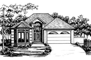 Traditional Exterior - Front Elevation Plan #30-200