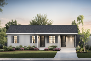 Dream House Plan - Ranch Exterior - Front Elevation Plan #30-238
