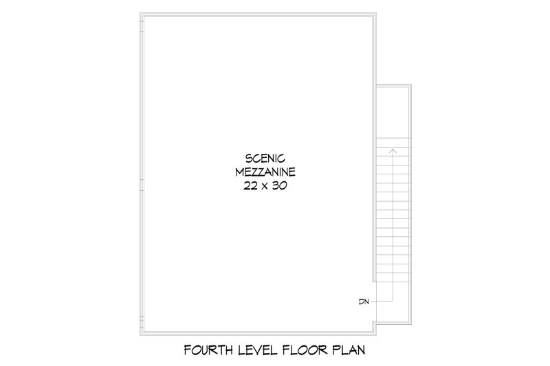 House Blueprint - Floor Plan - Upper Floor 1 for Contemporary House Plan #932-1455 - 2 bed, 2.5 bath