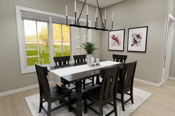 Interior - Dining Room for Bungalow House Plan #51-1408 - 3 bed, 2.5 bath