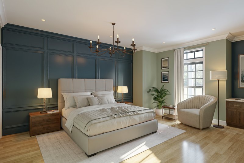 Dream House Plan - Interior - Master Bedroom for Farmhouse House Plan #45-639 - 3 bed, 2.5 bath
