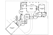 Adobe / Southwestern Style House Plan - 4 Beds 4 Baths 4149 Sq/Ft Plan #1-906 