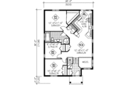 House Plan - 3 Beds 2 Baths 2076 Sq/Ft Plan #25-1014 
