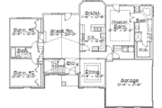 European Style House Plan - 3 Beds 2 Baths 3085 Sq/Ft Plan #31-111 
