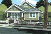 Craftsman Style House Plan - 3 Beds 2 Baths 1260 Sq/Ft Plan #20-1879 