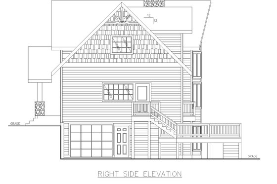 Exterior - Other Elevation 1 for Craftsman House Plan #117-1099 - 3 bed, 4.5 bath