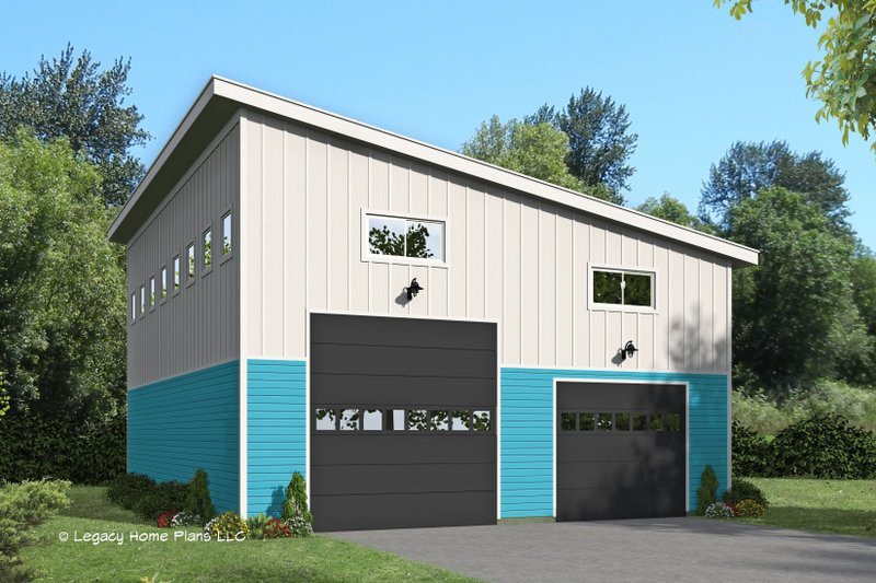 Home Plan - Modern Exterior - Front Elevation Plan #932-713