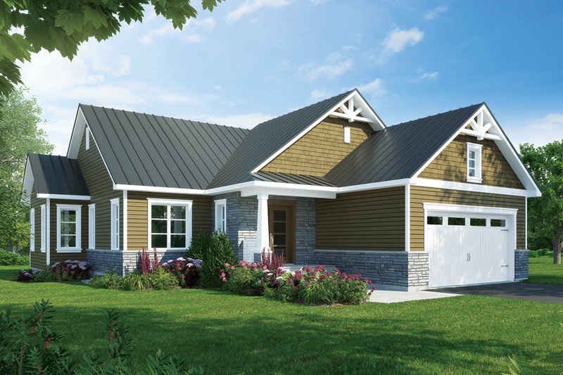 House Design - Ranch Exterior - Front Elevation Plan #23-2656