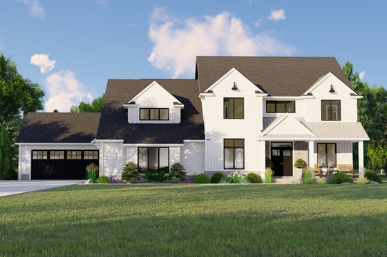 Luxury Farmhouse Plan 1064-113 - Front Exterior