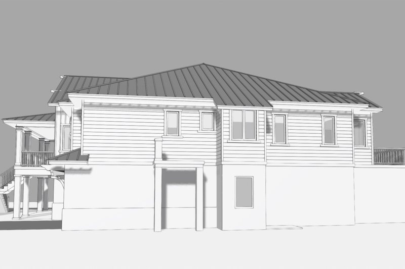 House Design - Exterior - Other Elevation 1 for Cottage House Plan #938-161 - 3 bed, 3.5 bath