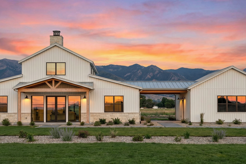 House Design - Exterior - Front Elevation 5 for Barndominium House Plan #1096-79 - 3 bed, 2 bath