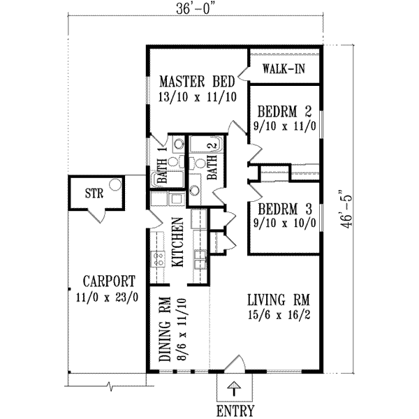 Dream House Plan - Adobe / Southwestern Floor Plan - Main Floor Plan #1-1058