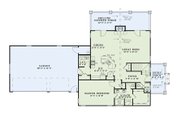 Craftsman Style House Plan - 3 Beds 2.5 Baths 2733 Sq/Ft Plan #17-2399 