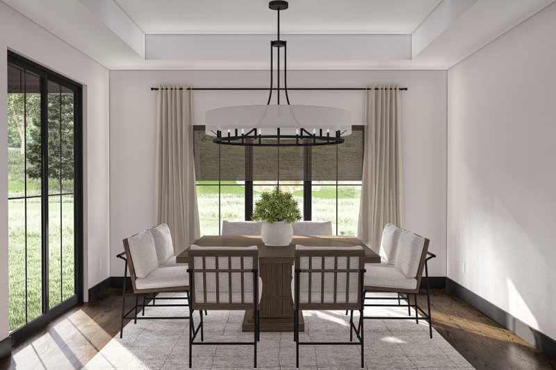 House Plan Design - Interior - Dining Room for Farmhouse House Plan #455-502 - 4 bed, 3 bath