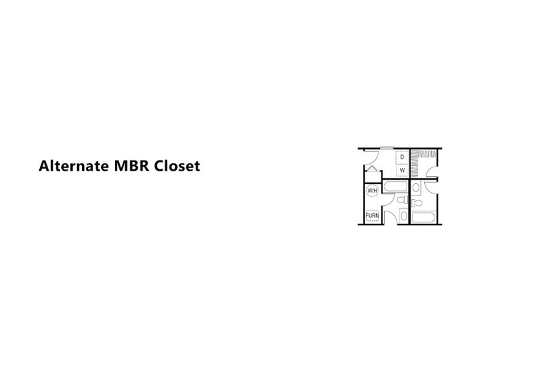 House Design - Optional MBR Closet