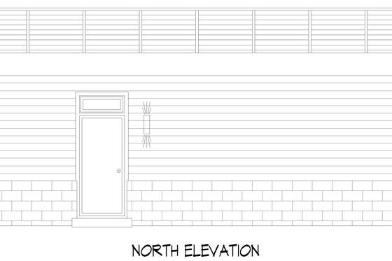 Exterior - Other Elevation for Country House Plan #932-1157, 0 bath